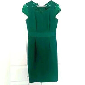 Jacob Boutique Green Tailored Dress - size small